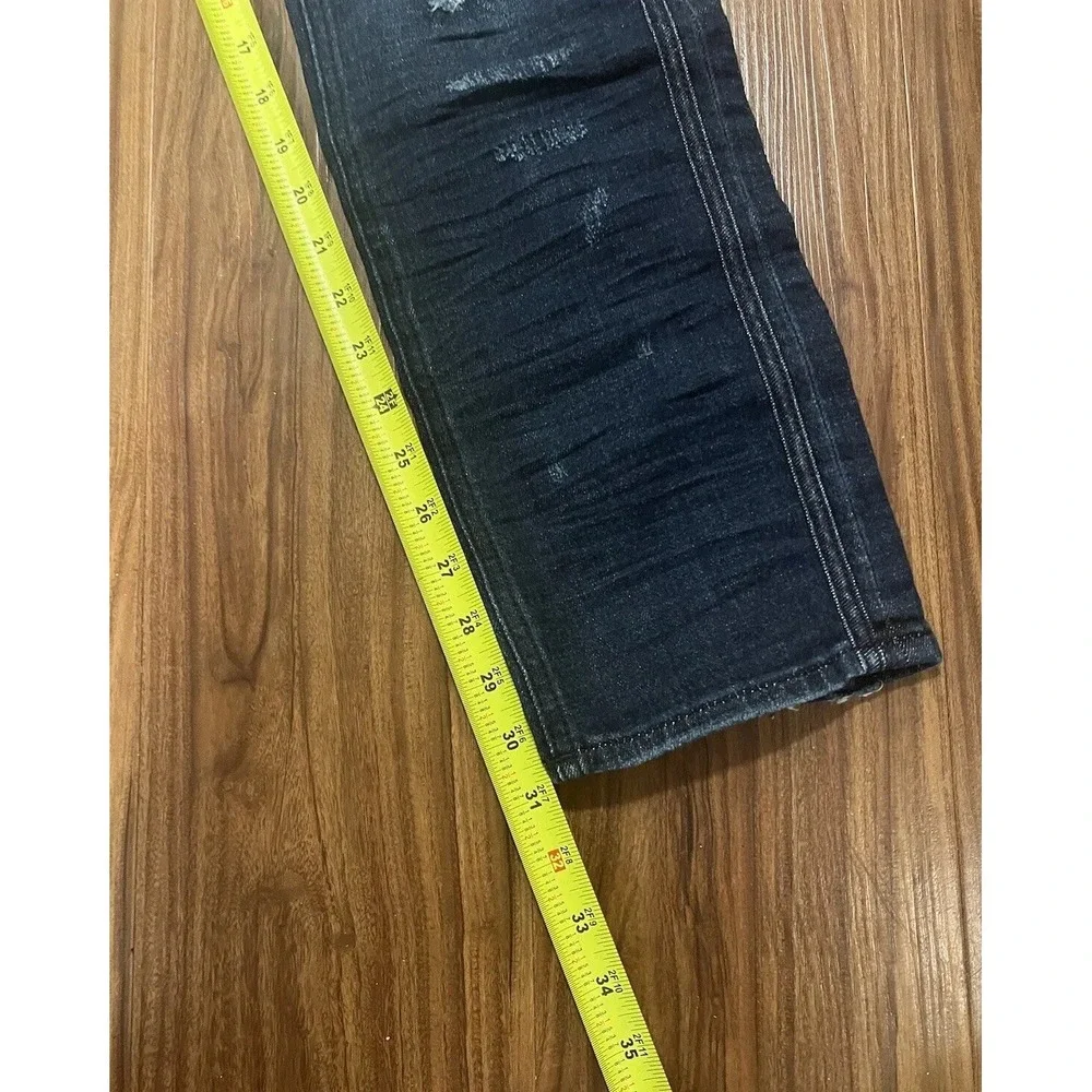 Rock Revival Moto Distressed Rip Zipper Vaclar Jeans RR Motorcycle Biker 32x31